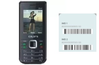 Como ver o código IMEI em Colors Mobile CG301