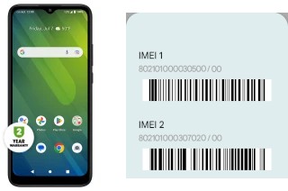 Como ver o código IMEI em Icon 5