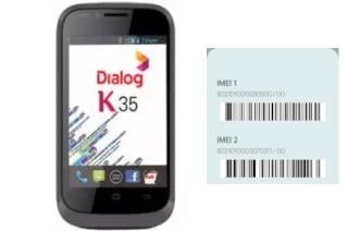 Como ver o código IMEI em Dialog K35