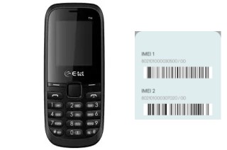 Como ver o código IMEI em E-tel T14