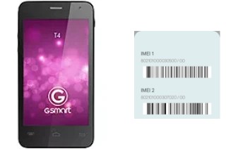 Como ver o código IMEI em GSmart T4