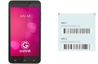 Como ver o código IMEI em GSmart Arty A3