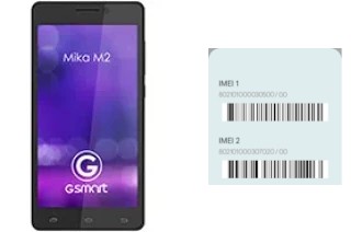 Como ver o código IMEI em GSmart Mika M2