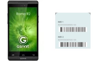 Como ver o código IMEI em GSmart Roma R2