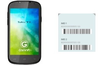 Como ver o código IMEI em GSmart Tuku T2