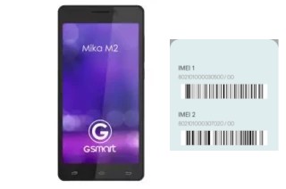 Como ver o código IMEI em GSmart Mika M2