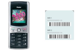 Como ver o código IMEI em V100