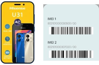 Como ver o código IMEI em HiSense U31