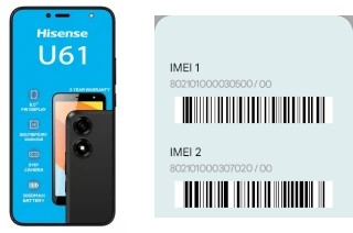 Como ver o código IMEI em HiSense U61