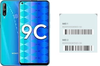 Como ver o código IMEI em Honor 9C