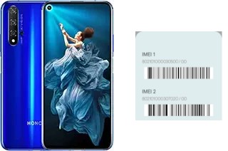 Como ver o código IMEI em Honor 20