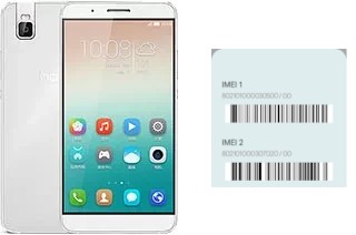 Como ver o código IMEI em Honor 7i