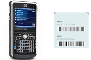 Como ver o código IMEI em iPAQ 910c