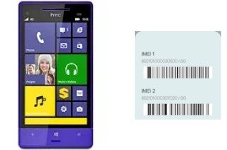 Como ver o código IMEI em HTC 8XT