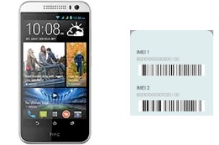 Como ver o código IMEI em Desire 616 dual sim