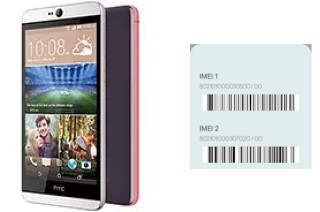 Como ver o código IMEI em Desire 826 dual sim