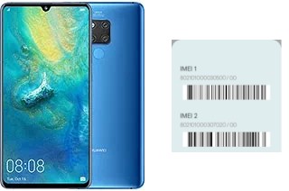 Como ver o código IMEI em Mate 20 X