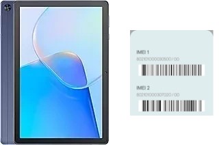 Como ver o código IMEI em MatePad C5e