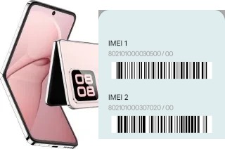 Como ver o código IMEI em nova Flip