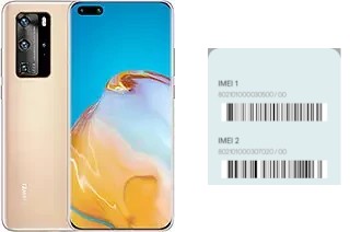 Como ver o código IMEI em P40 Pro