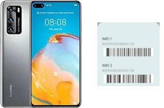 Como ver o código IMEI em Huawei P40