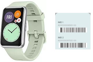 Como ver o código IMEI em Watch Fit