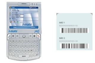 Como ver o código IMEI em i-mate JAQ