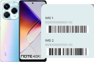 Como ver o código IMEI em Note 40X 5G