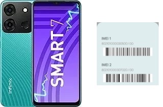 Como ver o código IMEI em Smart 7 (India)