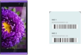 Como ver o código IMEI em M310 Charm Purple