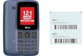 Como ver o código IMEI em ACE 2N