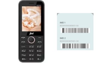 Como ver o código IMEI em JV N2244