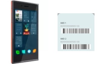 Como ver o código IMEI em Jolla