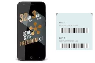 Como ver o código IMEI em Freedom X1