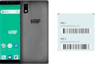 Como ver o código IMEI em Krip K7