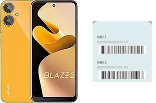 Como ver o código IMEI em Blaze 2