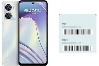 Como ver o código IMEI em Blaze Pro 5G