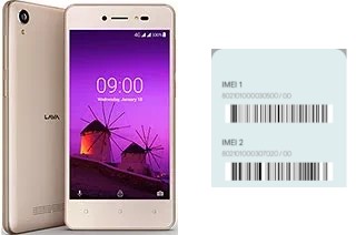 Como ver o código IMEI em Lava Z50