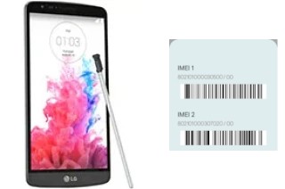 Como ver o código IMEI em G3 Stylus