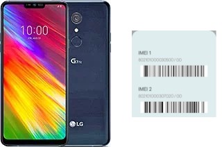 Como ver o código IMEI em G7 Fit