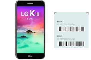 Como ver o código IMEI em K10 Novo