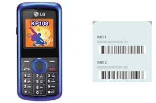 Como ver o código IMEI em KP108