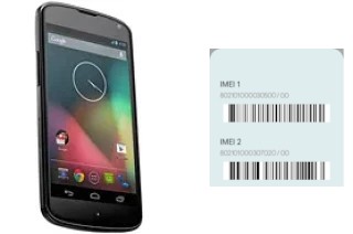 Como ver o código IMEI em Nexus 4 E960