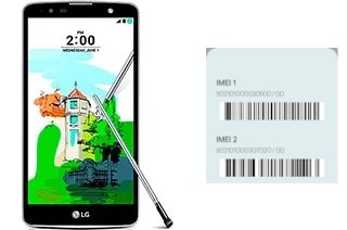 Como ver o código IMEI em Stylus 2 Plus