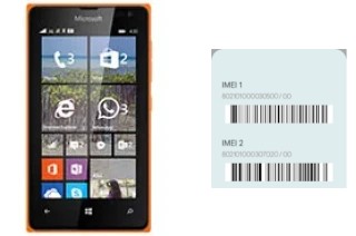 Como ver o código IMEI em Lumia 435