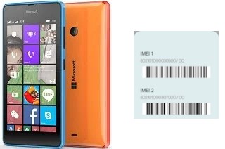 Como ver o código IMEI em Lumia 540 Dual SIM