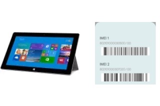 Como ver o código IMEI em Surface 2