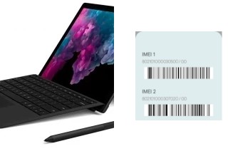 Como ver o código IMEI em Surface Pro 6