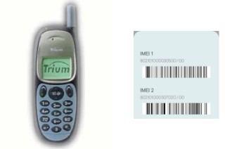 Como ver o código IMEI em Trium xs