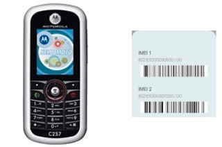 Como ver o código IMEI em C257